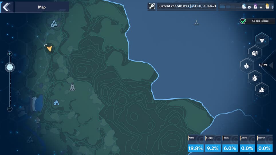 TOF map pin point