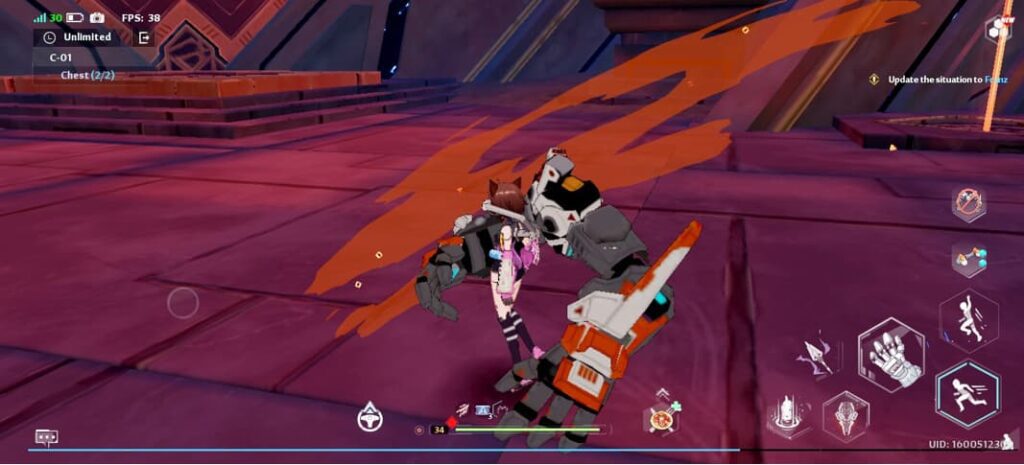 colossus arm and missile launcher