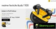 Realme TechLife Buds T100 design and features