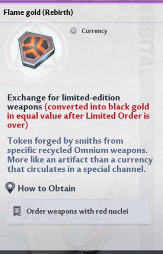 Red Nucleus2 Tower of fantasy currency