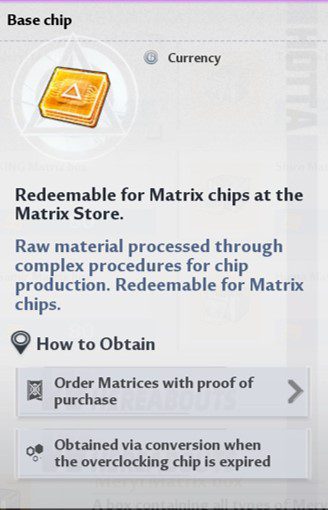 Base chip