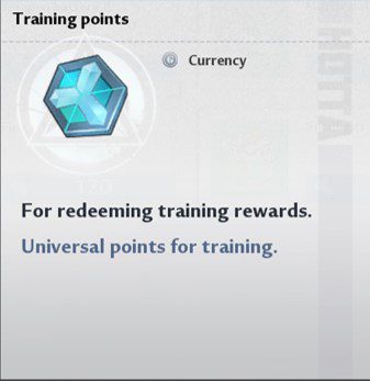 Training points