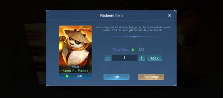 Mobile Legends x Kung Fu Panda collaboration skin feature
