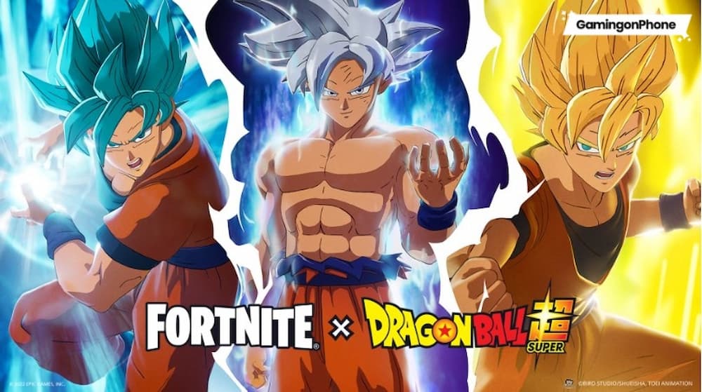 Fortnite Dragon Ball collaboration skins and cosmetics