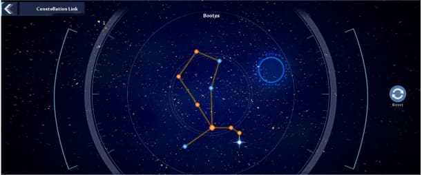 Position and solution of the Bootes Constellation telescope