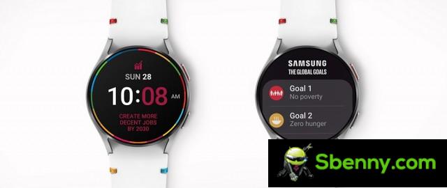 Samsung Global Goals watch faces