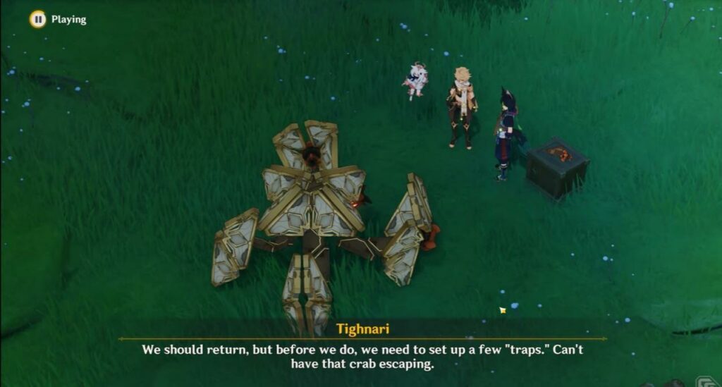 Mechanical crab from the Tighnari story mission