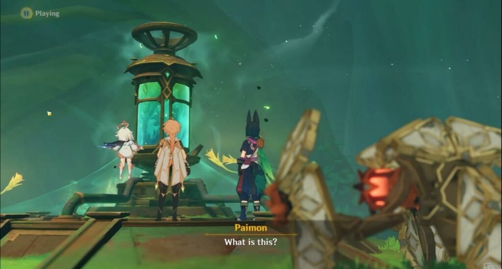 Tighnari's mission examines a strange device