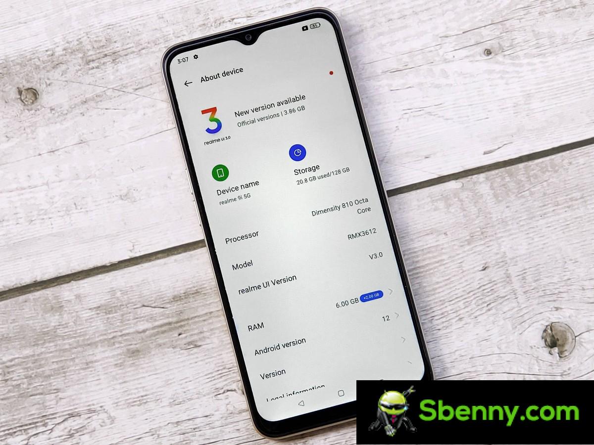 Realme 9i 5G practical