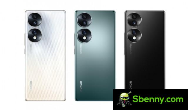 Honor 70 color options