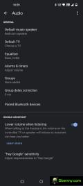 Google Home settings