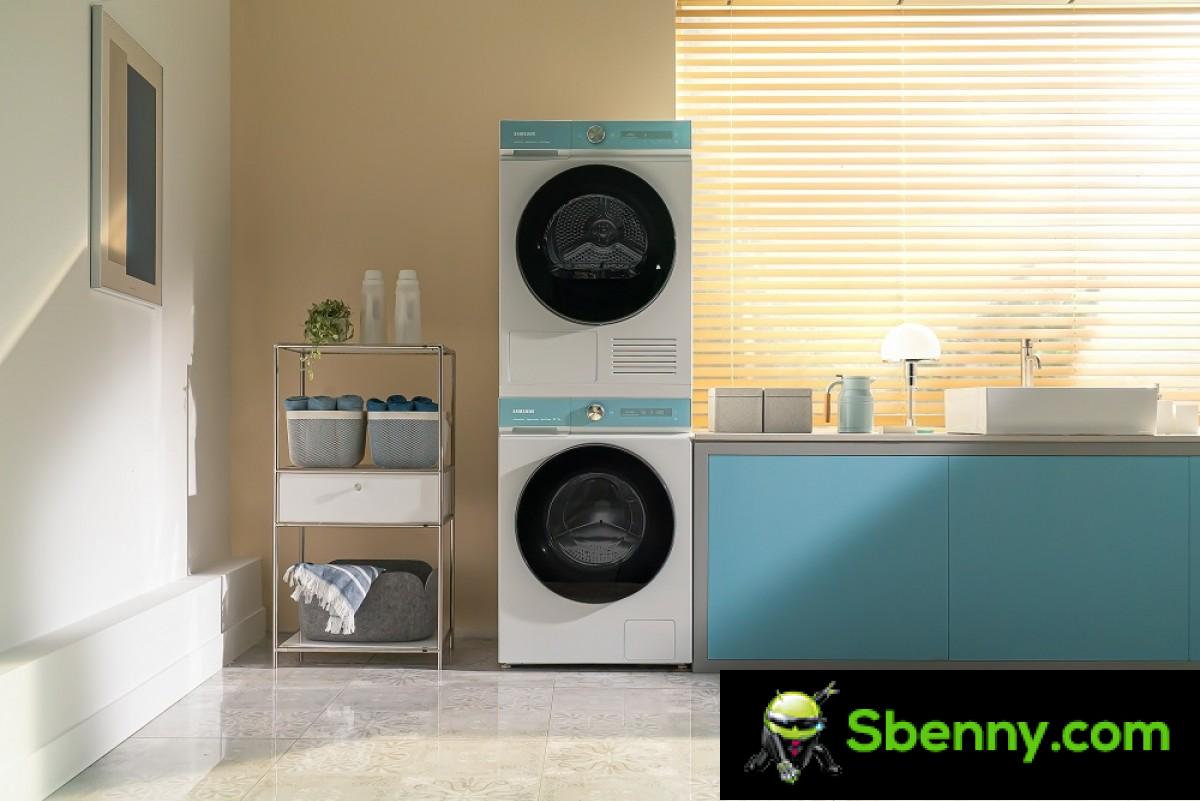 Samsung Bespoke AI Washer and Dryer, unveiled in July 2022