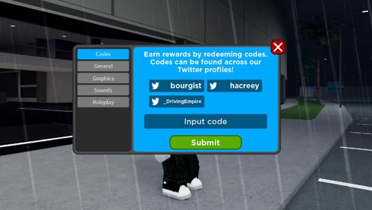 Driving Empire free redemption codes