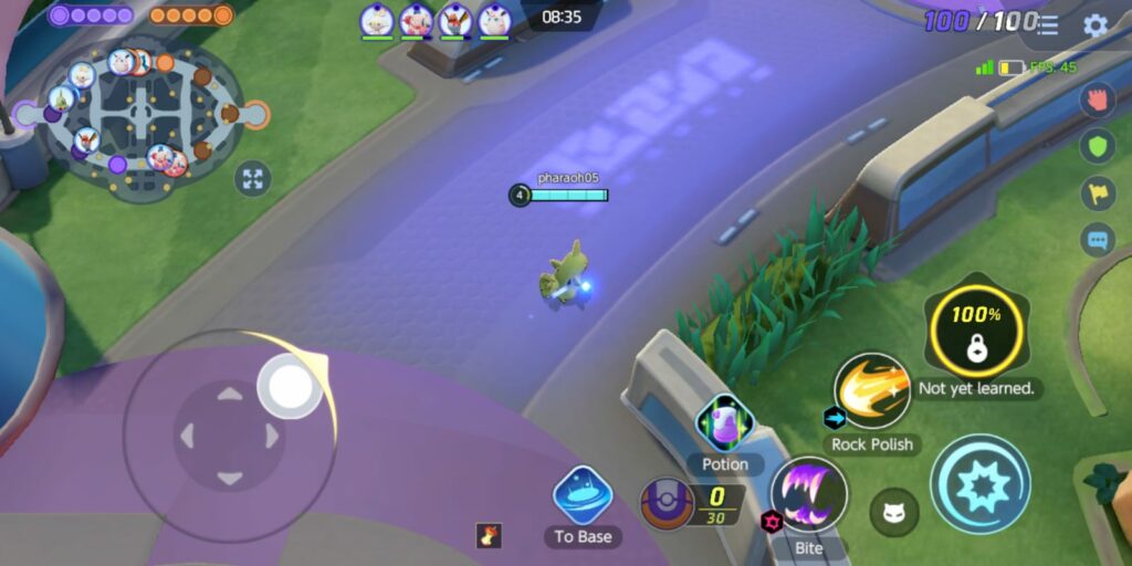 Pokémon Unite Tyranitar Guide at the start of the game