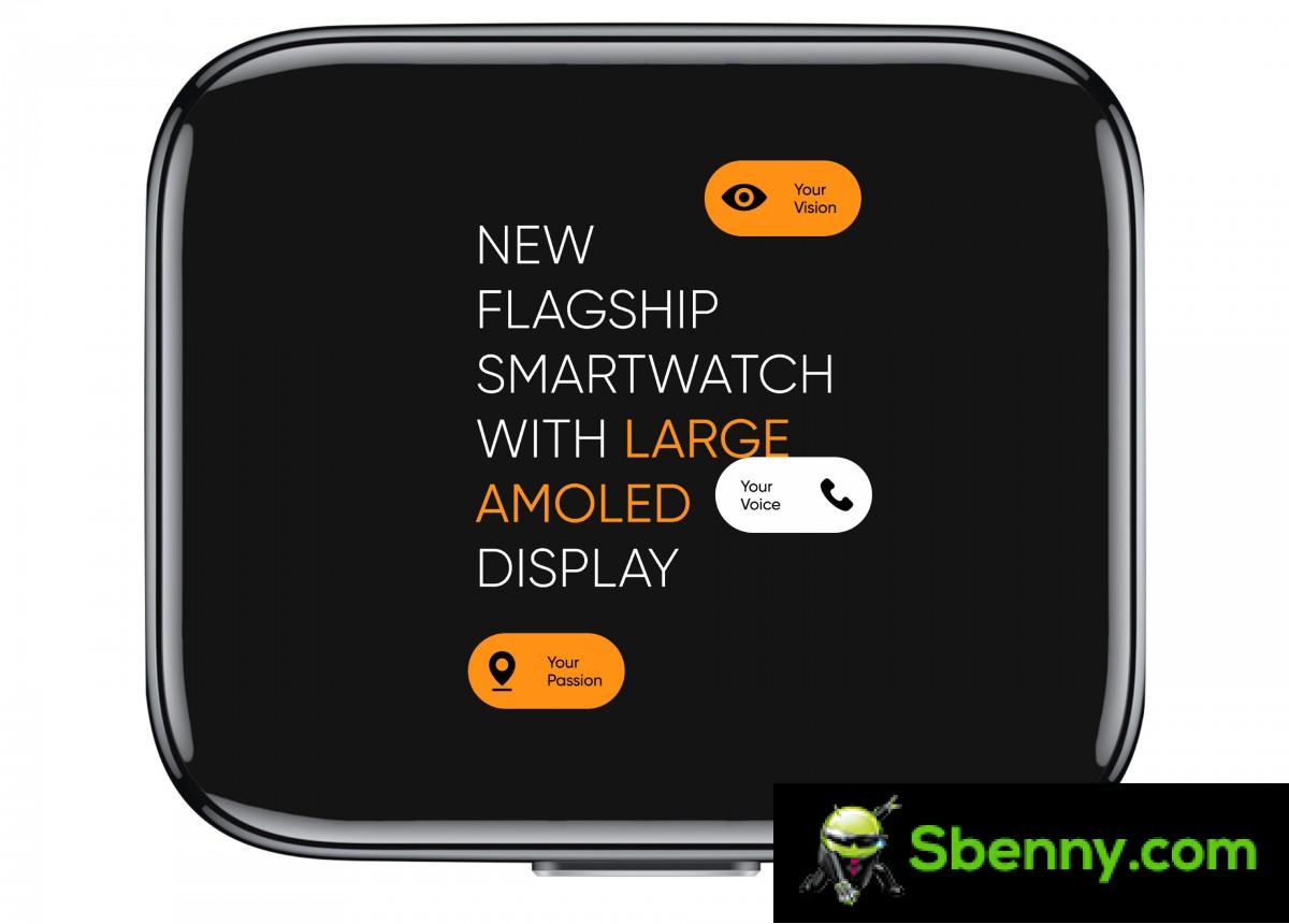 Realme Watch 3 Pro teaser with large AMOLED display