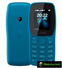 Nokia 110 4G (2022) in cyan