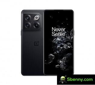 OnePlus 10T in Moonstone Black and Jade Green