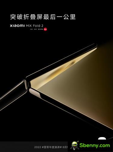 Xiaomi Mix Fold 2 confirmed the launch on August 11, Buds 4 Pro and 12.4-inch Pad 5 Pro will join