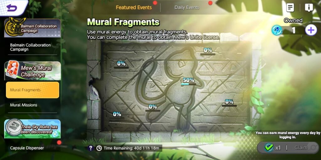 Pokémon Unite Mew Mural Challenge event