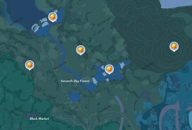 Tower of Fantasy Navia gold core locations