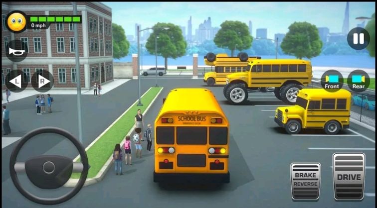 Driving school bus simulator