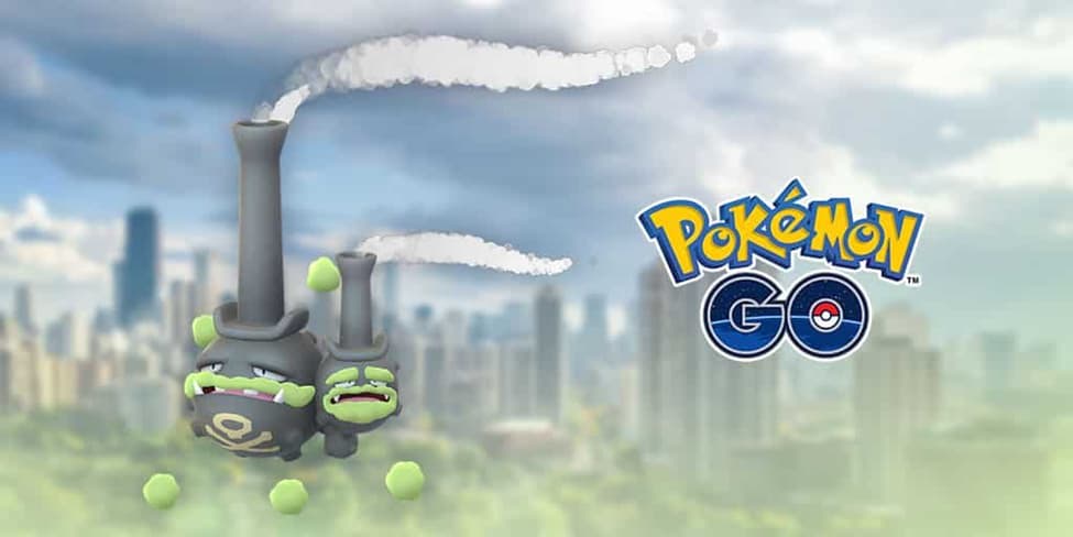 Weezing tokens from Galar from Pokémon Go