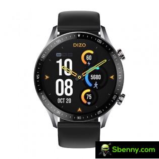 DIZO Watch R Talk in silver gray and classic black