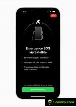 The new satellite messaging service