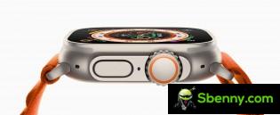 A second speaker, an action button, plus the Home button and a digital crown