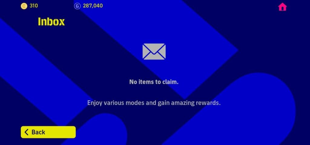 eFootball-2023-Inbox empty