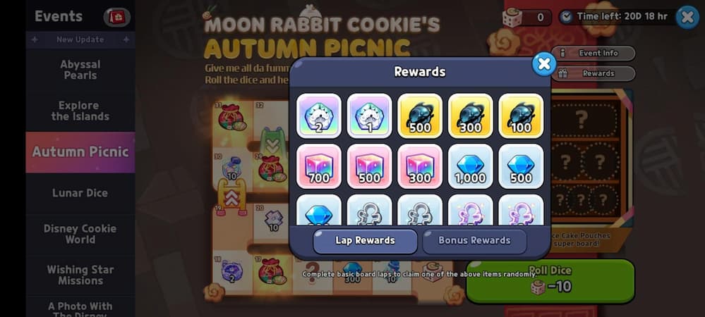 Rewards round of Cookie Run Kingdom