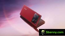 vivo X Fold + in Huaxia Red (official images)