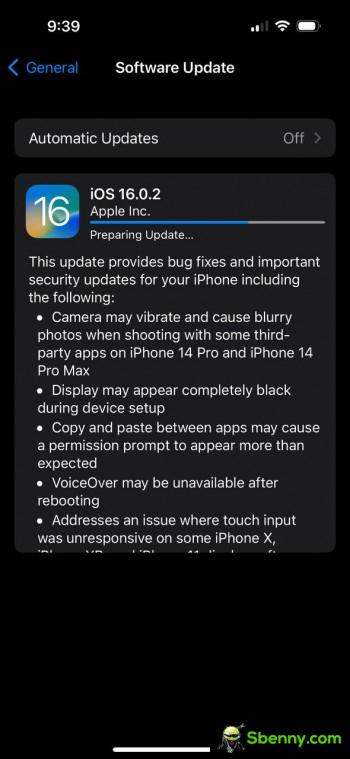 Apple launches iOS 16.0.2, fixing camera shake on new iPhones and the copy / paste bug