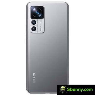 Xiaomi 12T Pro in lunar silver