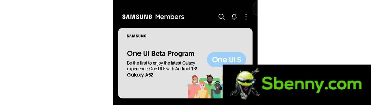 Samsung Galaxy A52 units in India can now take part in the One UI 5 beta