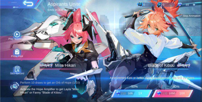 Aspiring mobile legends join the event