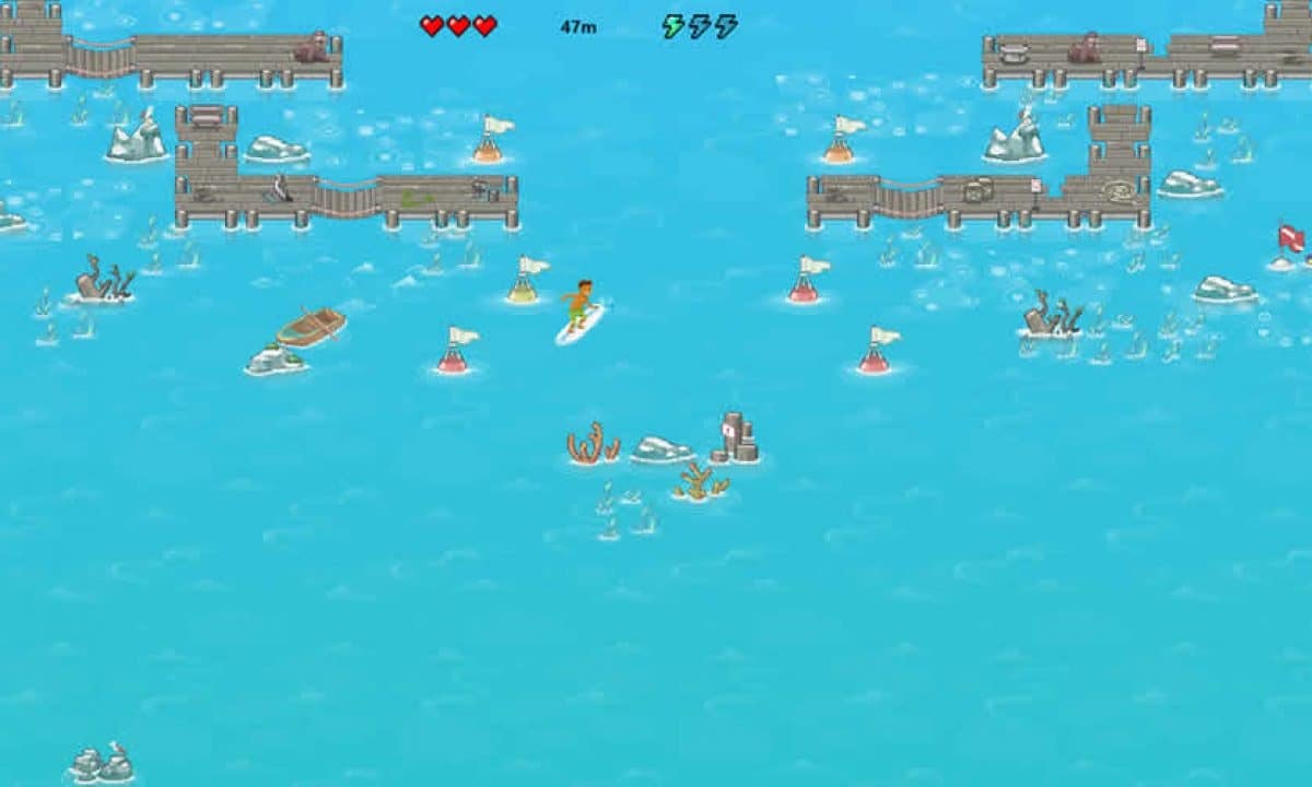 Microsoft Edge game hidden surfing
