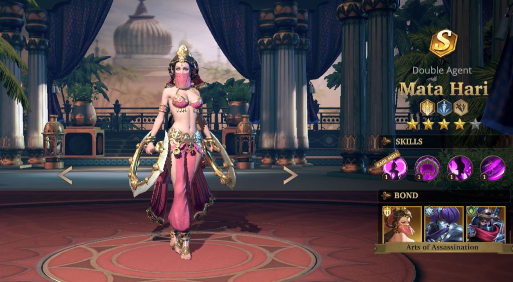 justice mata hari among the list of levels of the gods