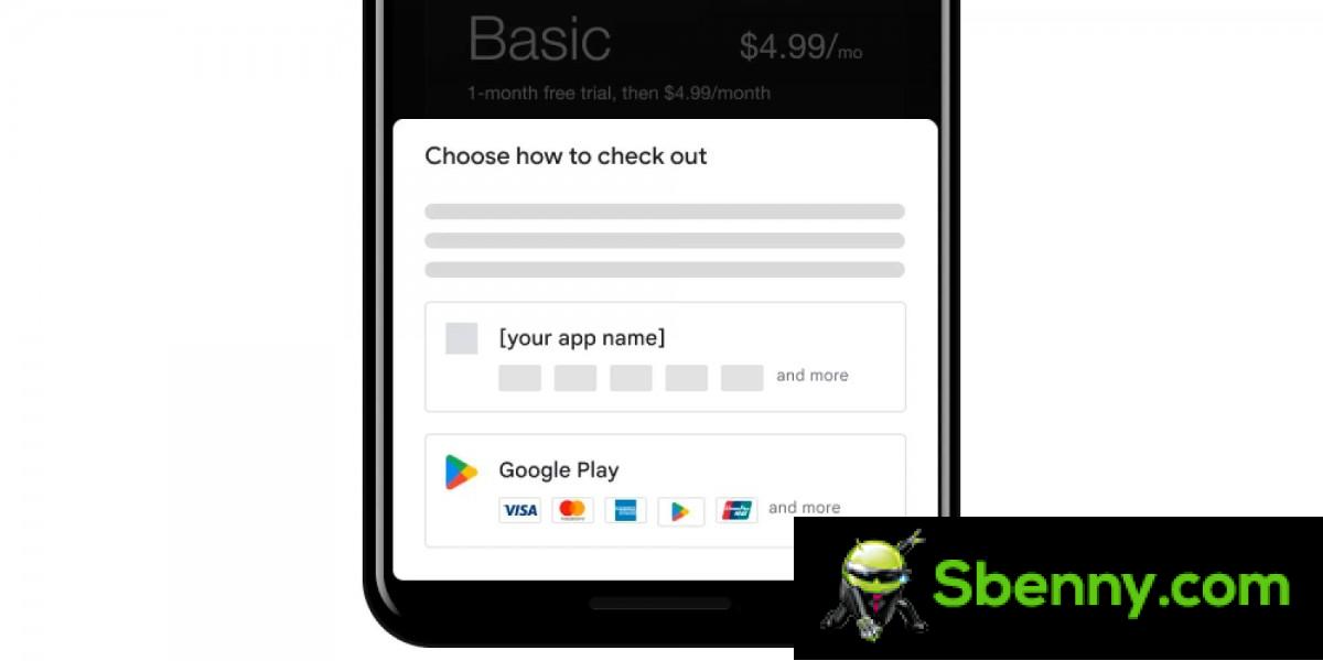 Android app developers can sign up for Google Play Store User Choice Billing