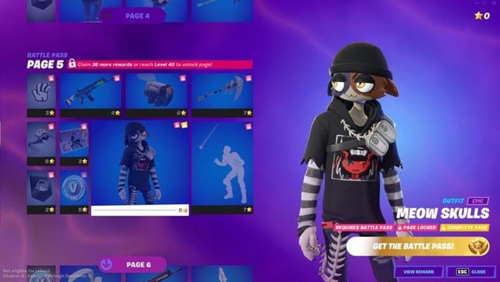 Fortnite Chapter 3 Season 4 Meow Skulls Skins