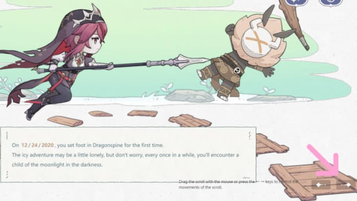 Genshin Impact Canvas from the Starlight Memories event