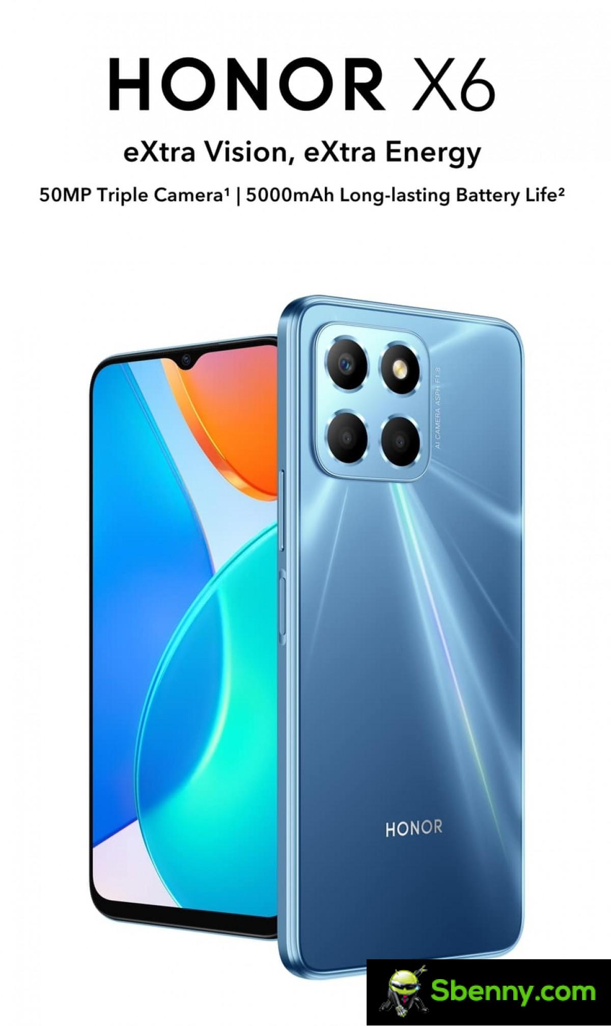 Honor X6 coming with 50 MP camera and large battery