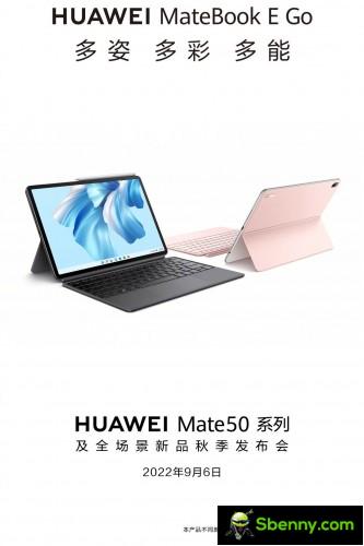 Huawei MateBook E Go will arrive on September 6