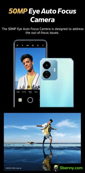 IQOO Z6 Lite camera and battery details
