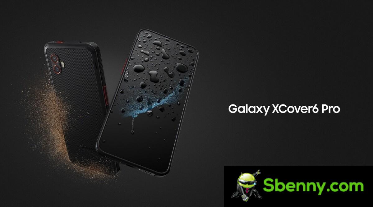 Official Samsung Galaxy Xcover6 Pro with 5G connectivity and removable back