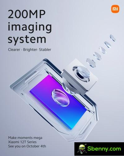 Xiaomi 12T series teaser poster