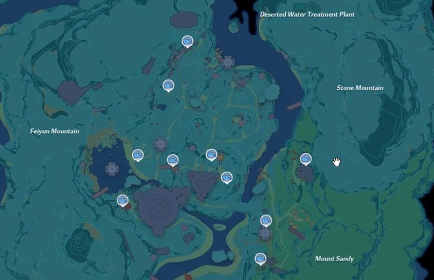 Tower of Fantasy artificial island developer registry locations
