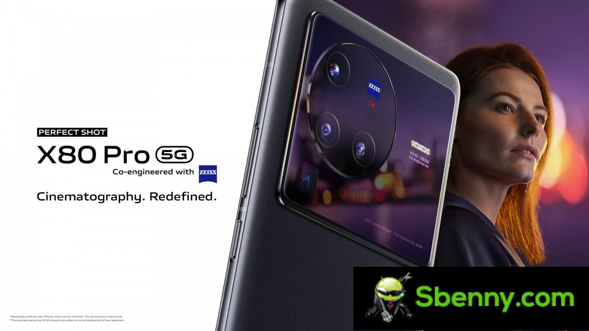 The vivo X80 Pro will remain the flagship phone of the X80 series