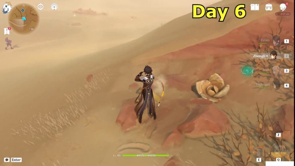 Genshin Impact The Exile and The Gifted Rose World Quest