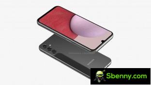 Leaked renders of the Samsung Galaxy A14